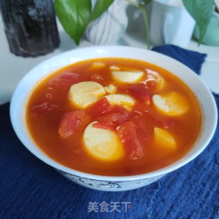 番茄豆腐汤的做法步调：6