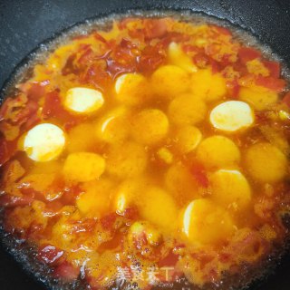 番茄豆腐汤的做法步调：4