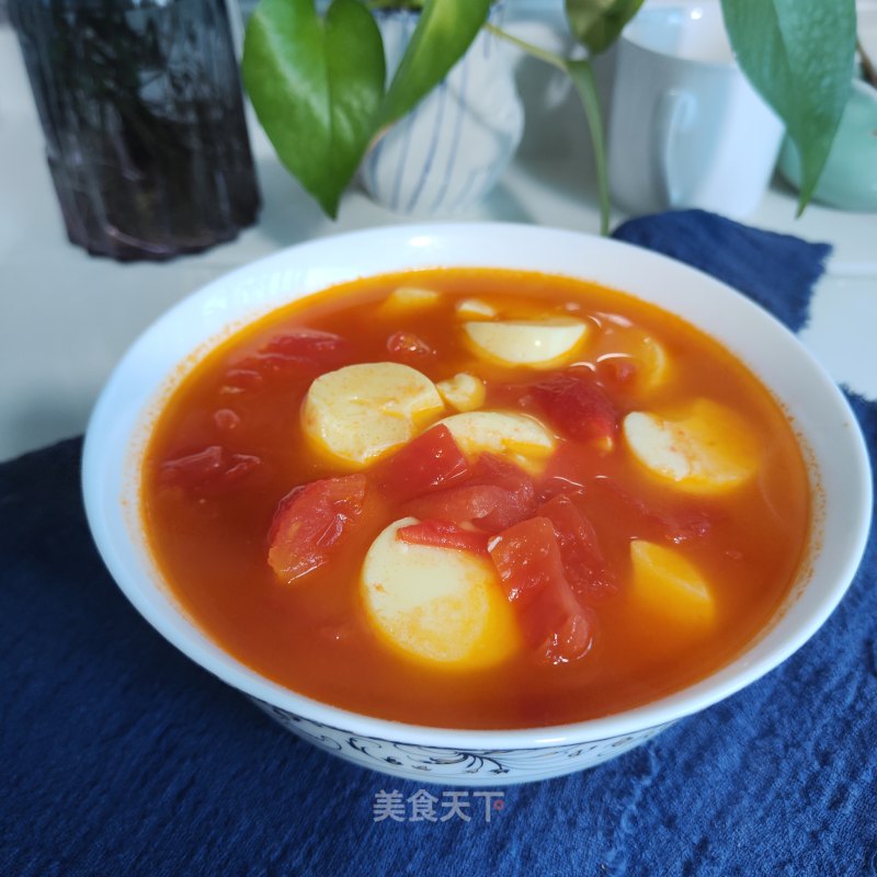 番茄豆腐汤的做法