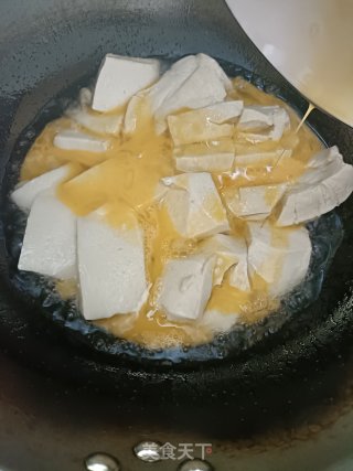 鸡蛋烧豆腐的做法步调：6