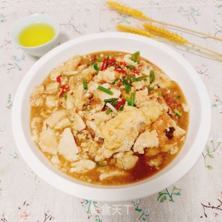 鸡蛋烧豆腐的做法步调：12