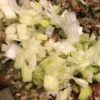 扇贝裙边芹菜猪肉火饺的做法步调：9