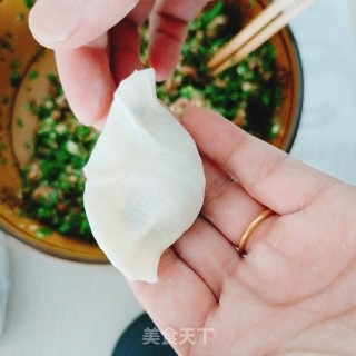 韭菜猪肉火饺的做法步调：9