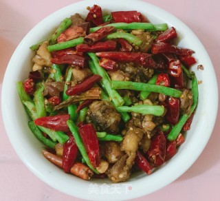 家常辣子鸡的做法步调：8