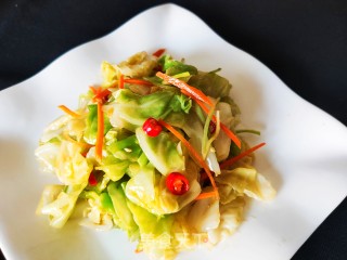 响油脚撕菜的做法步调：13