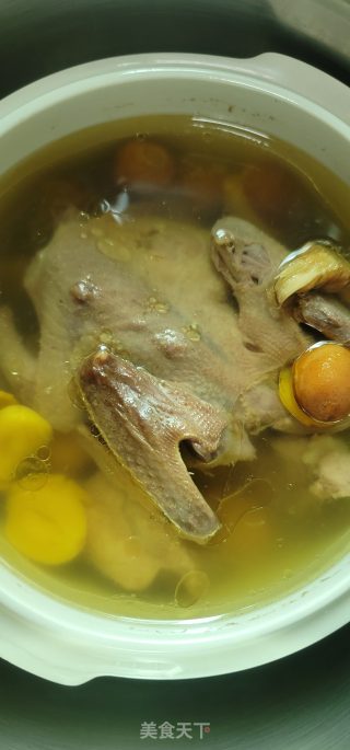 凤眼果炖鸽子排骨汤的做法步调：6