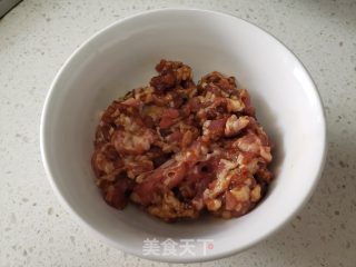 韭苔炒肉沫的做法步调：3