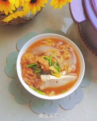 娃娃菜豆腐煲的做法步调：12