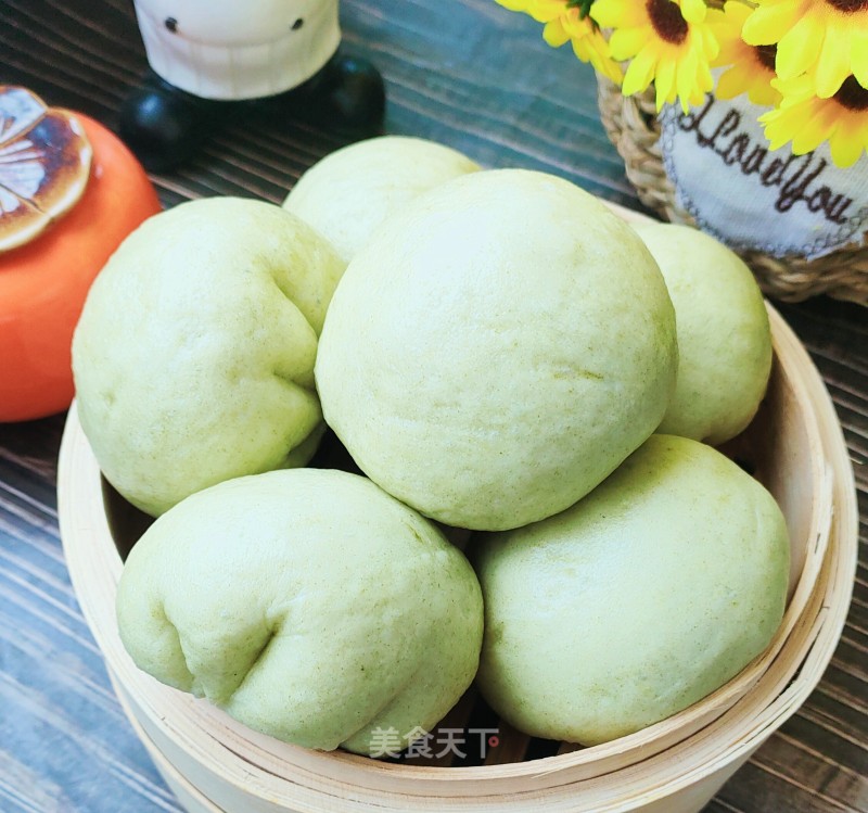 艾叶乌芝麻馒头的做法