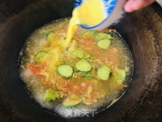 最简版西白柿鸡蛋汤的做法步调：4