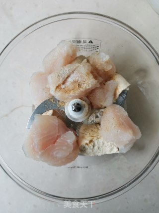 荷花鱼泥豆腐的做法步调：7