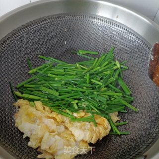 韭苔木耳炒蛋的做法步调：11
