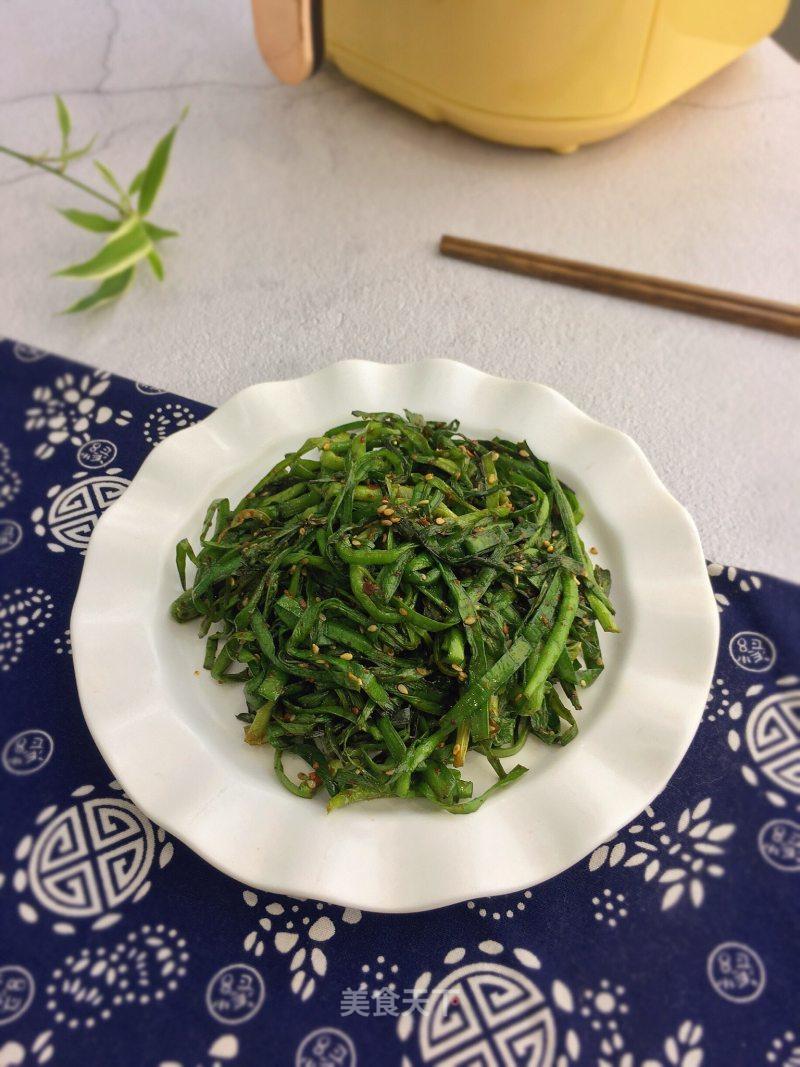 氛围炸锅烤韭菜的做法
