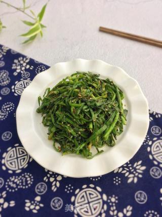 氛围炸锅烤韭菜的做法步调：9