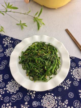 氛围炸锅烤韭菜的做法步调：11