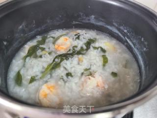紫苏虾仁粥的做法步调：9