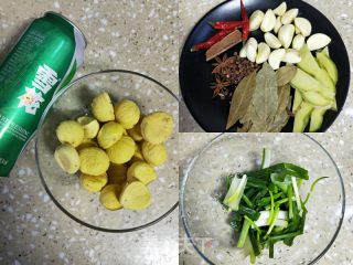 板栗焖鸭的做法步调：2