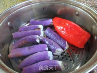 白椒拌茄子的做法步调：5