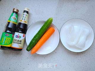酸喷鼻爽心粉丝的做法步调：1