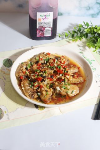 蒜蓉剁椒蒸鸡中翅的做法步调：8