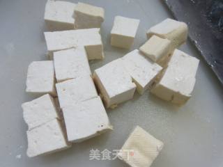 喷鼻辣豆腐的做法步调：2