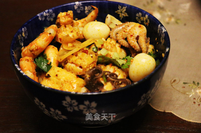 麻辣海陈串串的做法