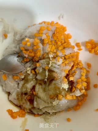 喷鼻煎蝦滑釀春葵的做法步调：4