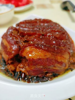 梅菜扣肉的做法步调：22