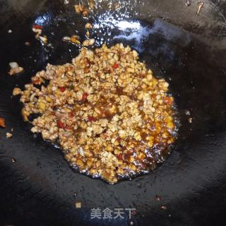 肉终豆角的做法步调：10