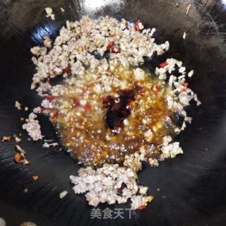 肉终豆角的做法步调：9