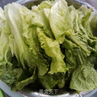 蒜蓉浇汁死菜的做法步调：1