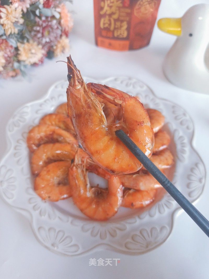 本味吮指烤虾的做法