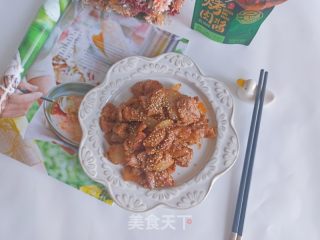 孜然味炒肉的做法步调：9