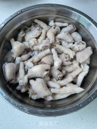 百喷鼻柠檬鸡爪的做法步调：4