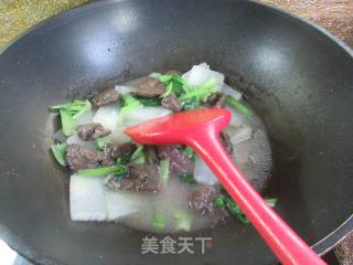 小青菜冬瓜荞麦里疙瘩的做法步调：8