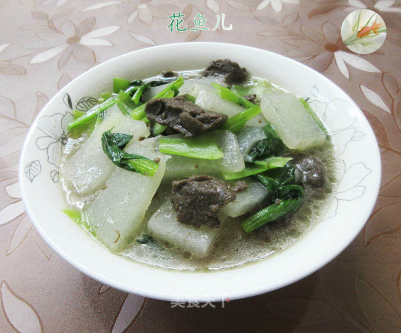 小青菜冬瓜荞麦里疙瘩的做法