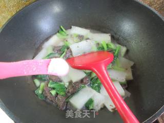 小青菜冬瓜荞麦里疙瘩的做法步调：6