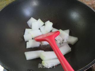 小青菜冬瓜荞麦里疙瘩的做法步调：3