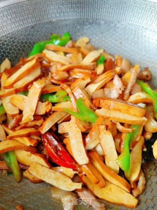 炒豆干的做法步调：8