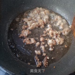 肉沫炒皱皮椒的做法步调：7