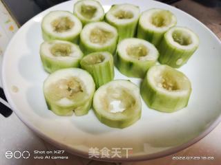 浑蒸丝瓜酿肉的做法步调：2