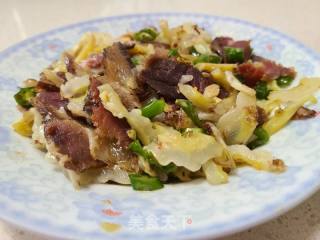 苦瓜炒腊肉的做法步调：8