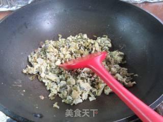 咸菜鸡蛋馅荞麦蒸饺的做法步调：3