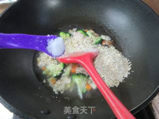 十锦虾仁燕麦粥的做法步调：8