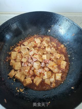 虾仁烧豆腐的做法步调：10