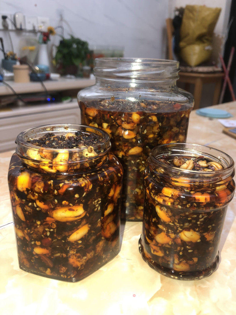 喷鼻菇牛肉辣椒酱的做法