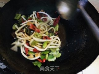 鸡肉小炒的做法步调：5