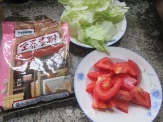 番茄包心菜荞麦疙瘩的做法步调：1