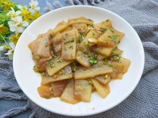 蚝油冬瓜片的做法步调：7