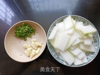 蚝油冬瓜片的做法步调：1